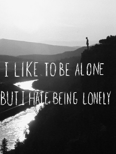 Alone Quotes Sad
 Sad Quote Being Alone Yet Being Lonely