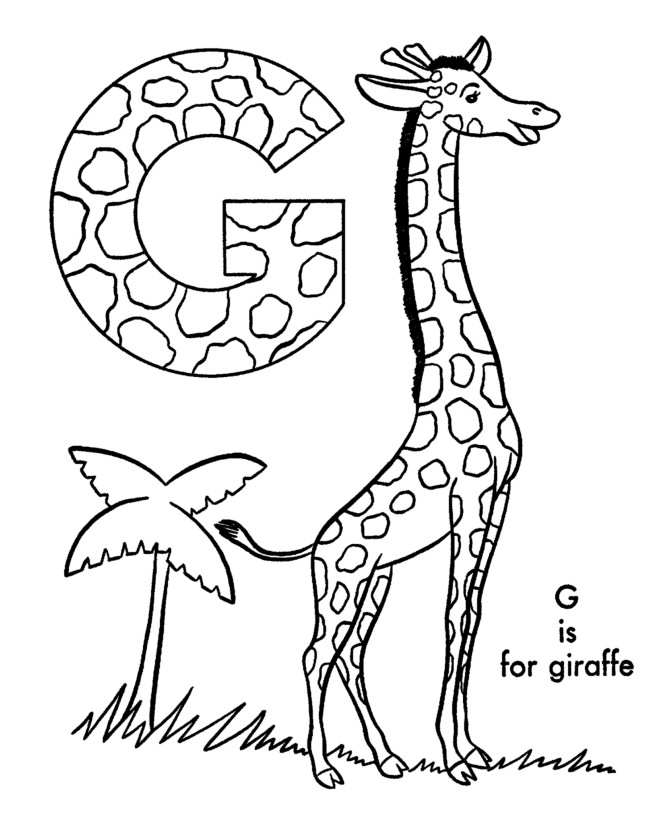 Alphabet Coloring Pages For Toddlers
 Coloring Pages for Kids Animal Alphabet Coloring Pages