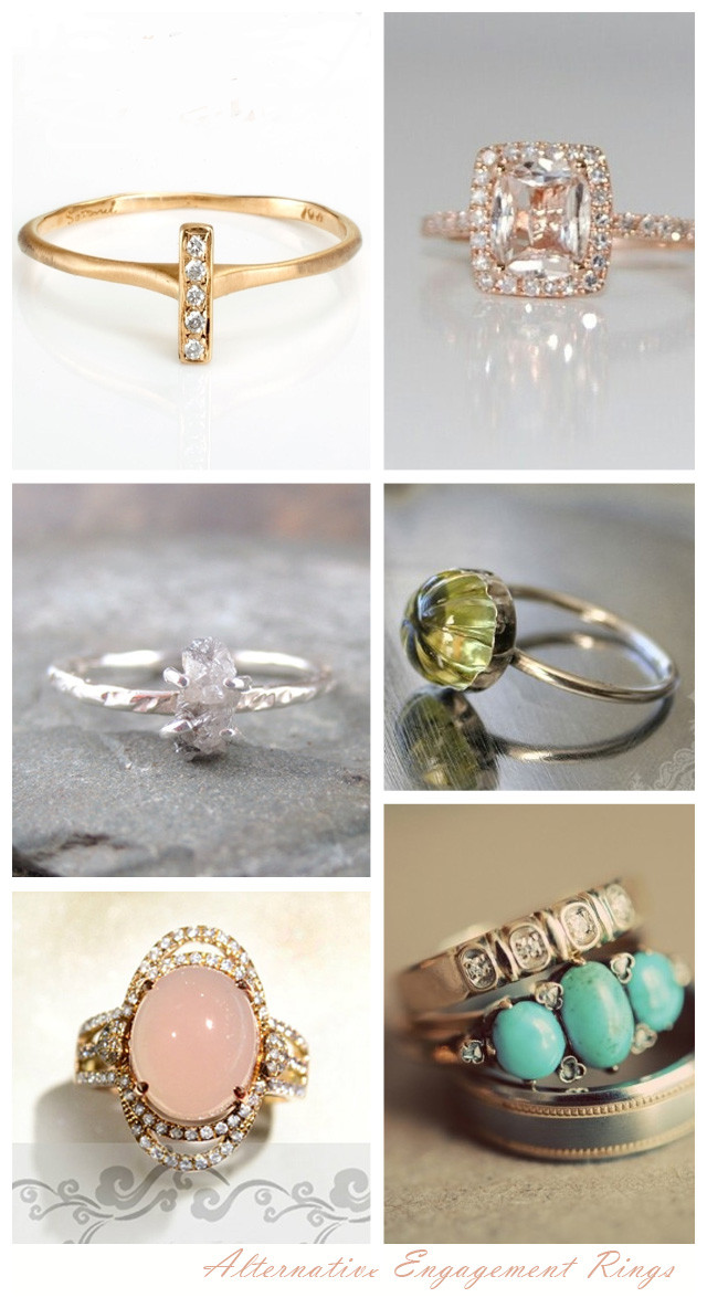 Alternative Wedding Rings
 Stunning Alternative Engagement Rings