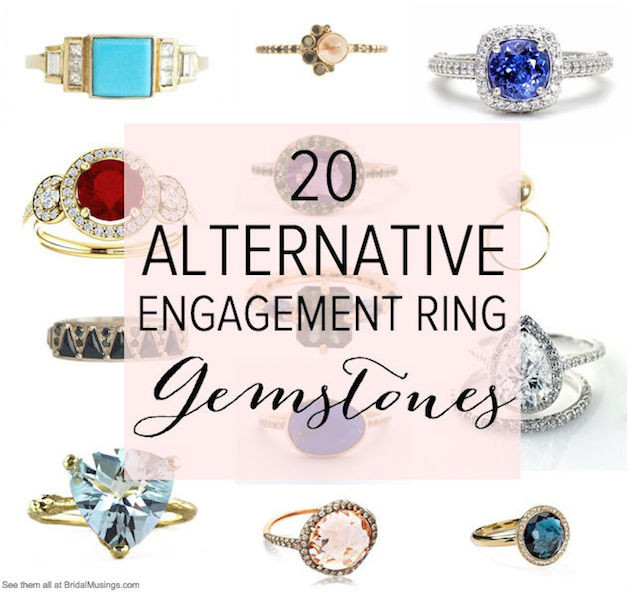 Alternatives To Wedding Rings
 20 Diamond Alternative Gemstones for Engagement Rings