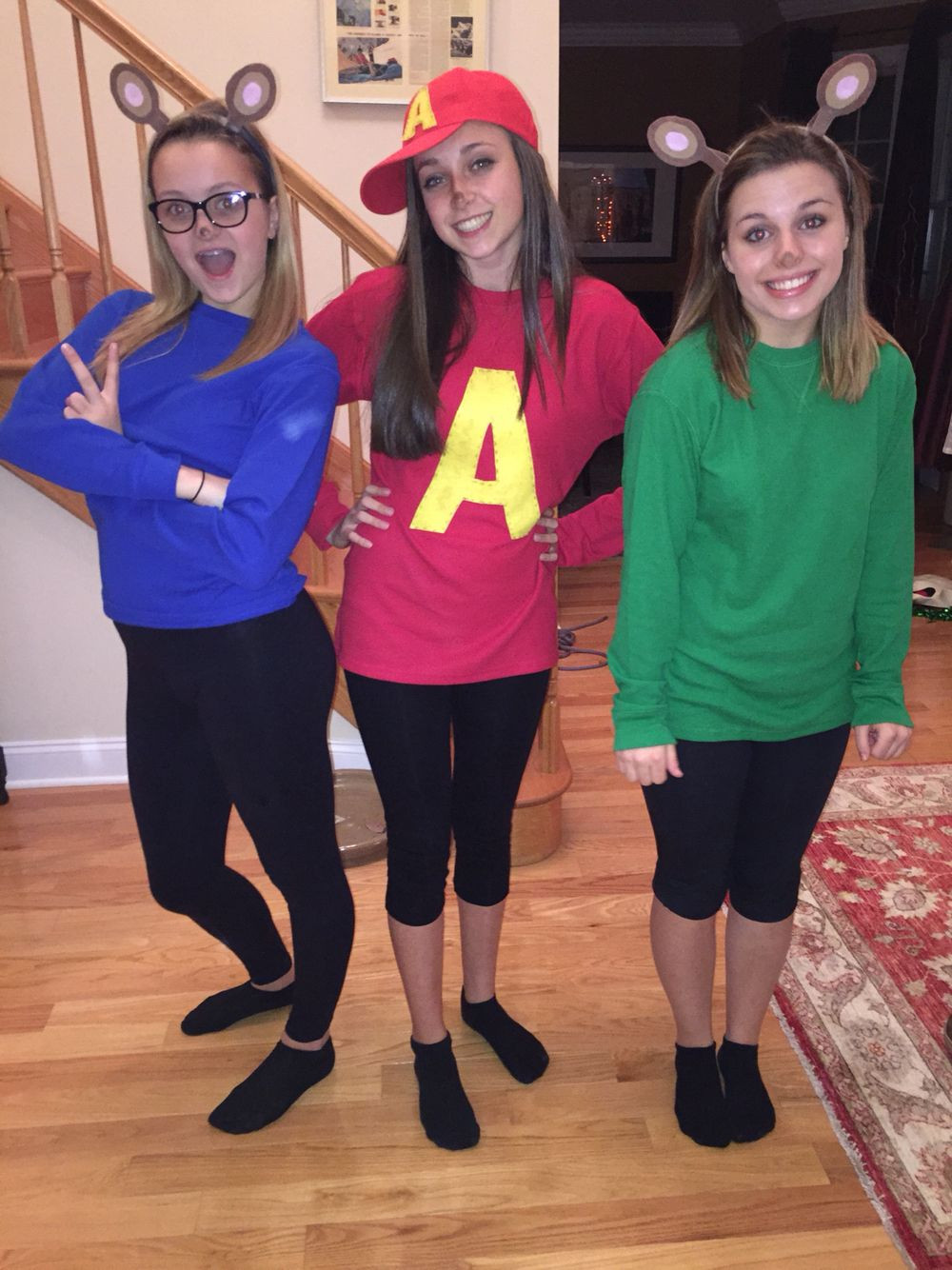 Alvin And The Chipmunks DIY Costume
 Alvin and the Chipmunks DIY Halloween costume