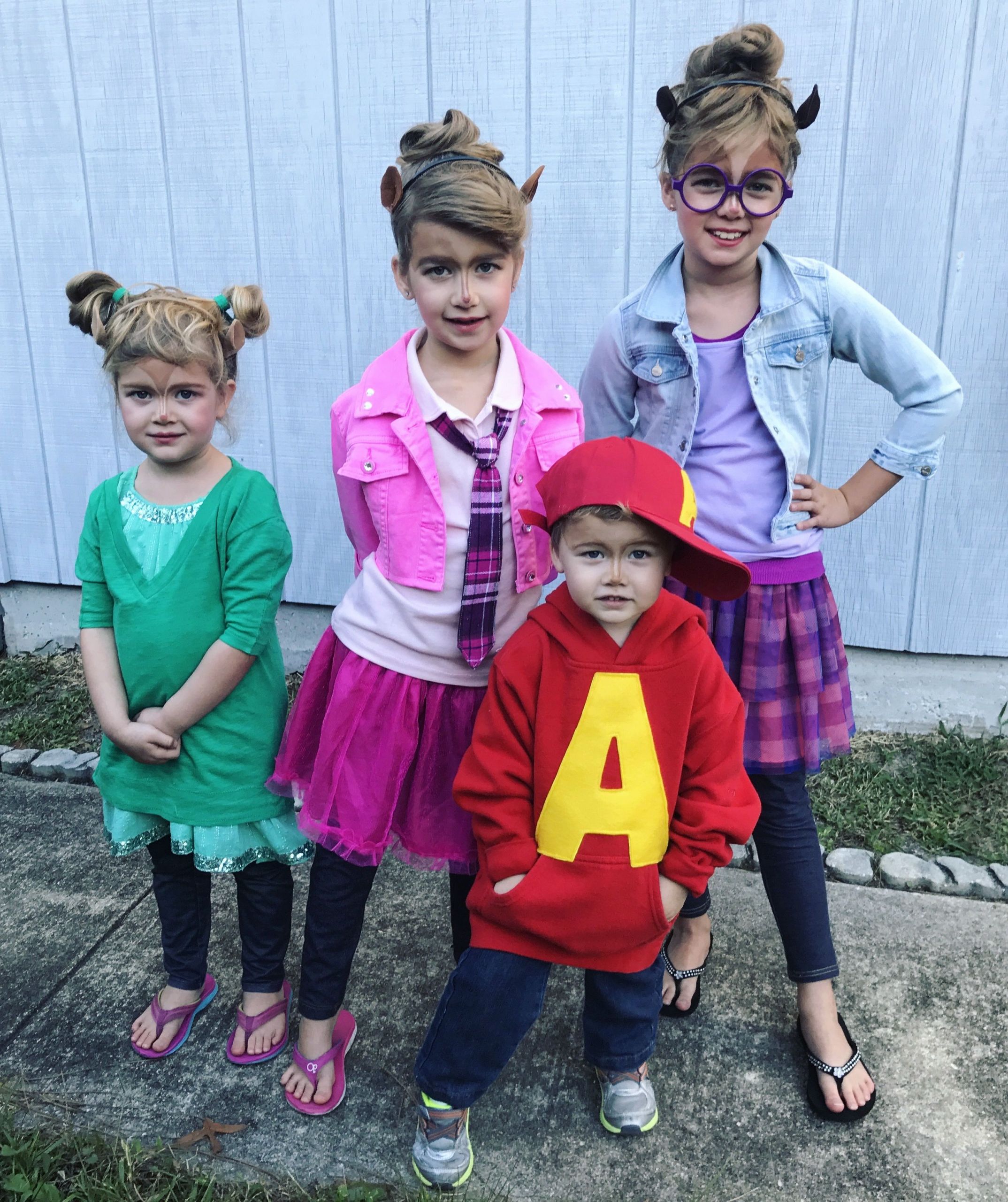 Alvin And The Chipmunks DIY Costume
 Alvin and the Chipmunks and Chipettes costume in 2019