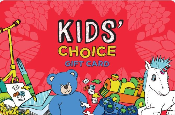 Amazon Kids Gifts
 Kids Choice Kids Choice 5 200GBP Gift Card