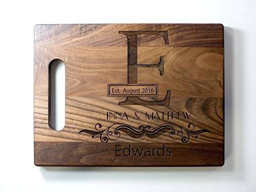 Amazon Wedding Gift Ideas
 Amazon Personalized Engraved Monogram Cutting Board