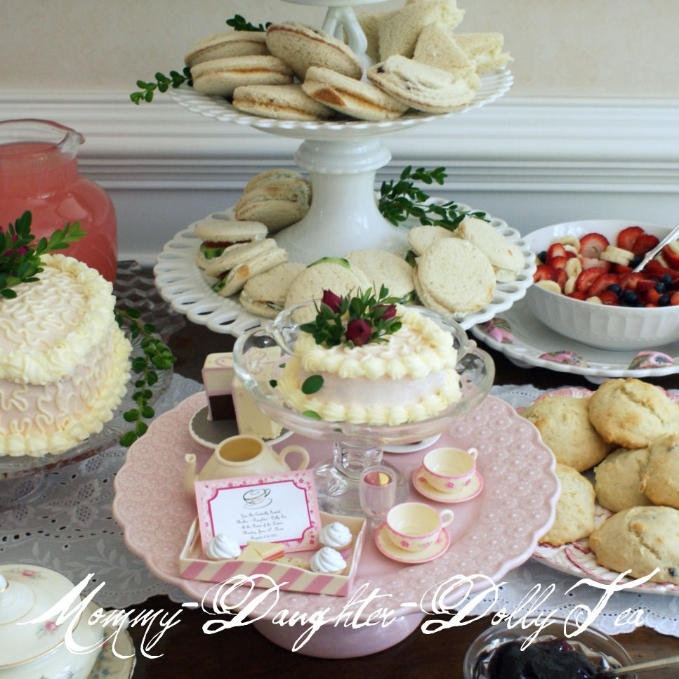 American Girl Tea Party Food Ideas
 A Little Loveliness Mommy Daughter Dolly Tea Menu