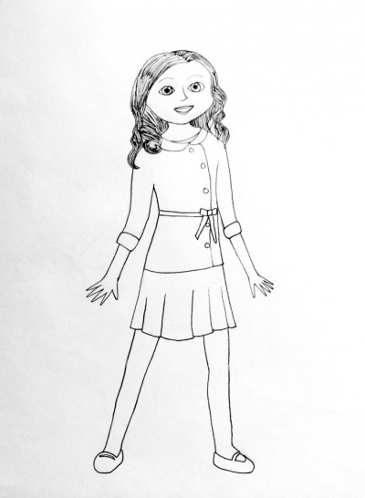 American Girls Coloring Pages
 American Girl Coloring Pages Beforever