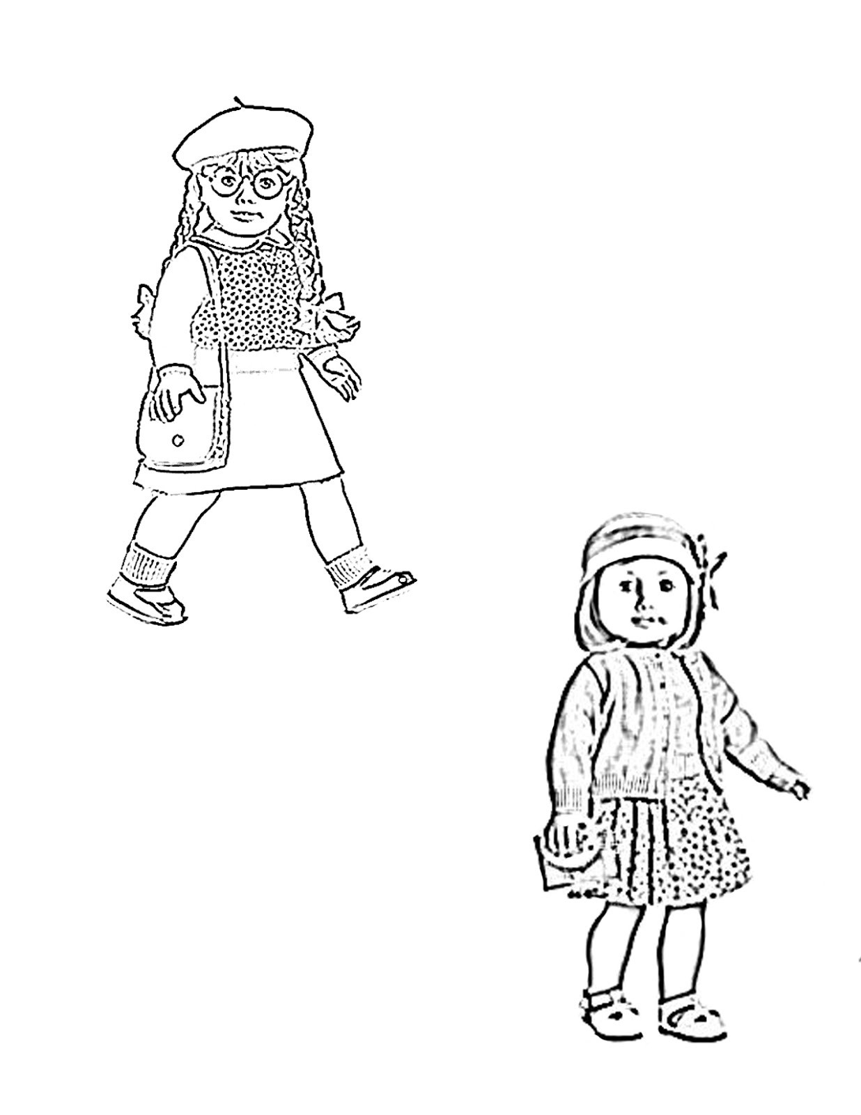 American Girls Coloring Pages
 My Cup Overflows Kit Kittredge An American Girl