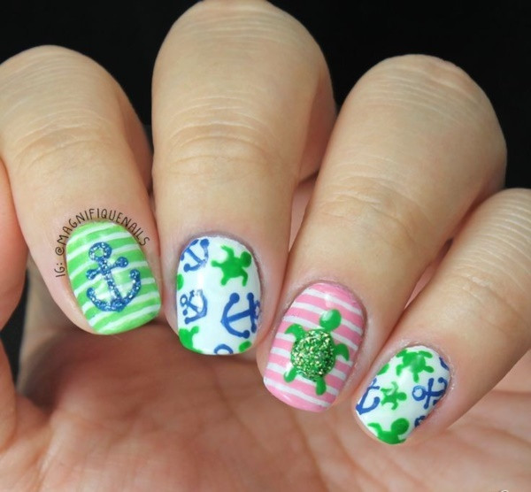 Anchor Nail Designs
 40 Cute and Cool Anchor Nail Designs to try in 2016 Her
