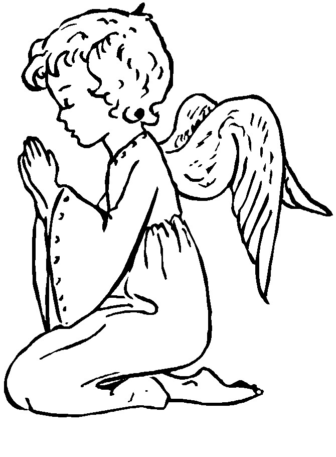 Angel Coloring Pages For Kids
 Free Printable Angel Coloring Pages For Kids