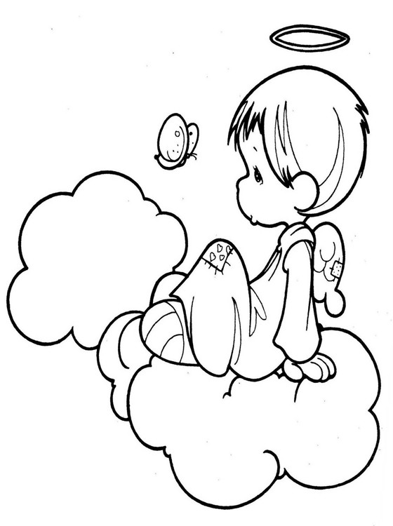 Angel Coloring Pages For Kids
 Kids Page Angel Coloring Pages
