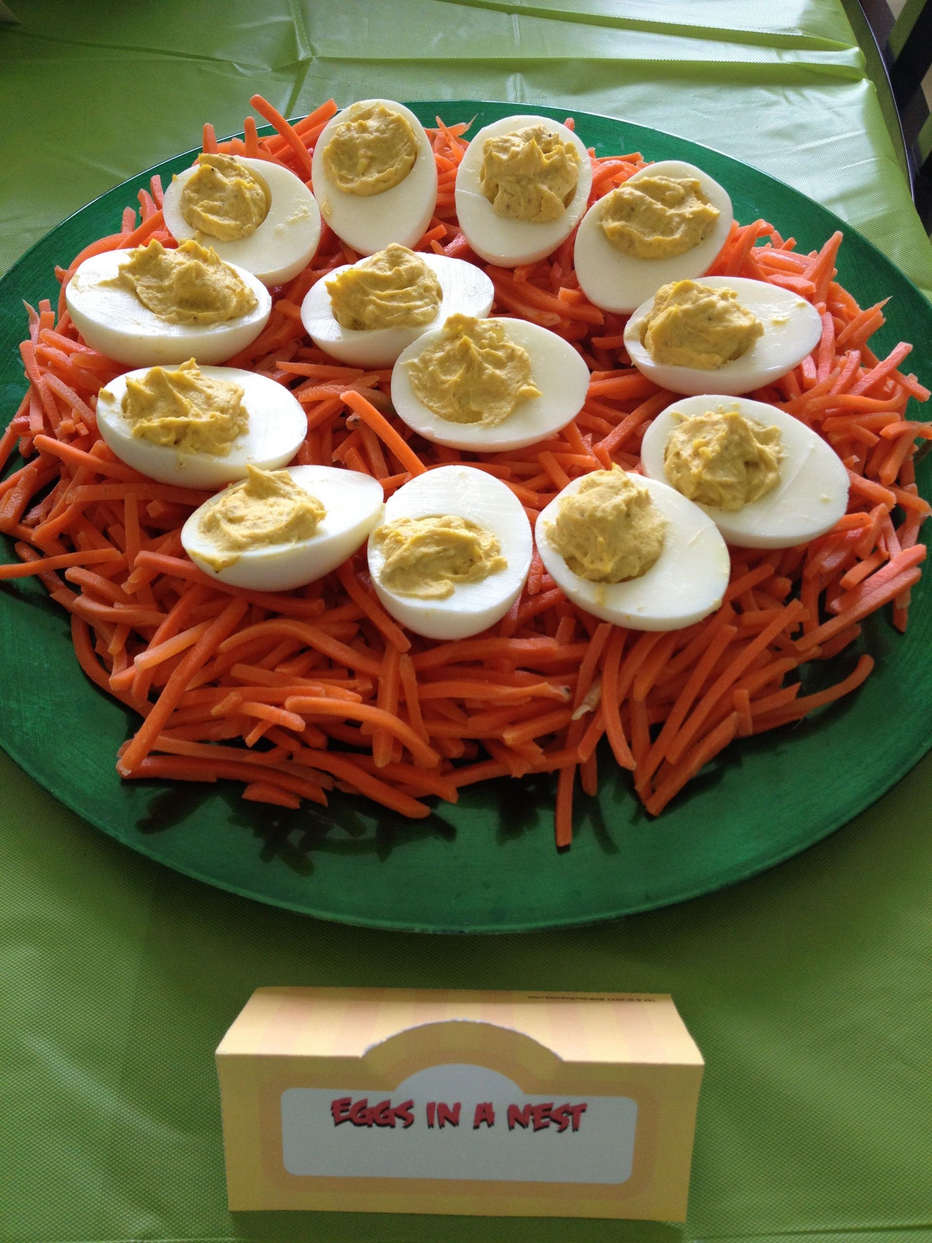 Angry Birds Party Food Ideas
 Angry bird party food angry birds "angry" eggs in a