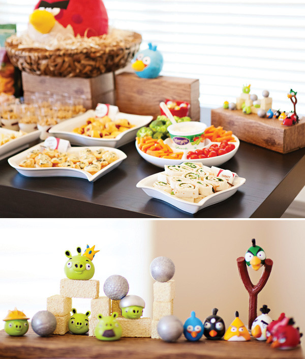 Angry Birds Party Food Ideas
 Creative & Modern Angry Birds Birthday Party Hostess