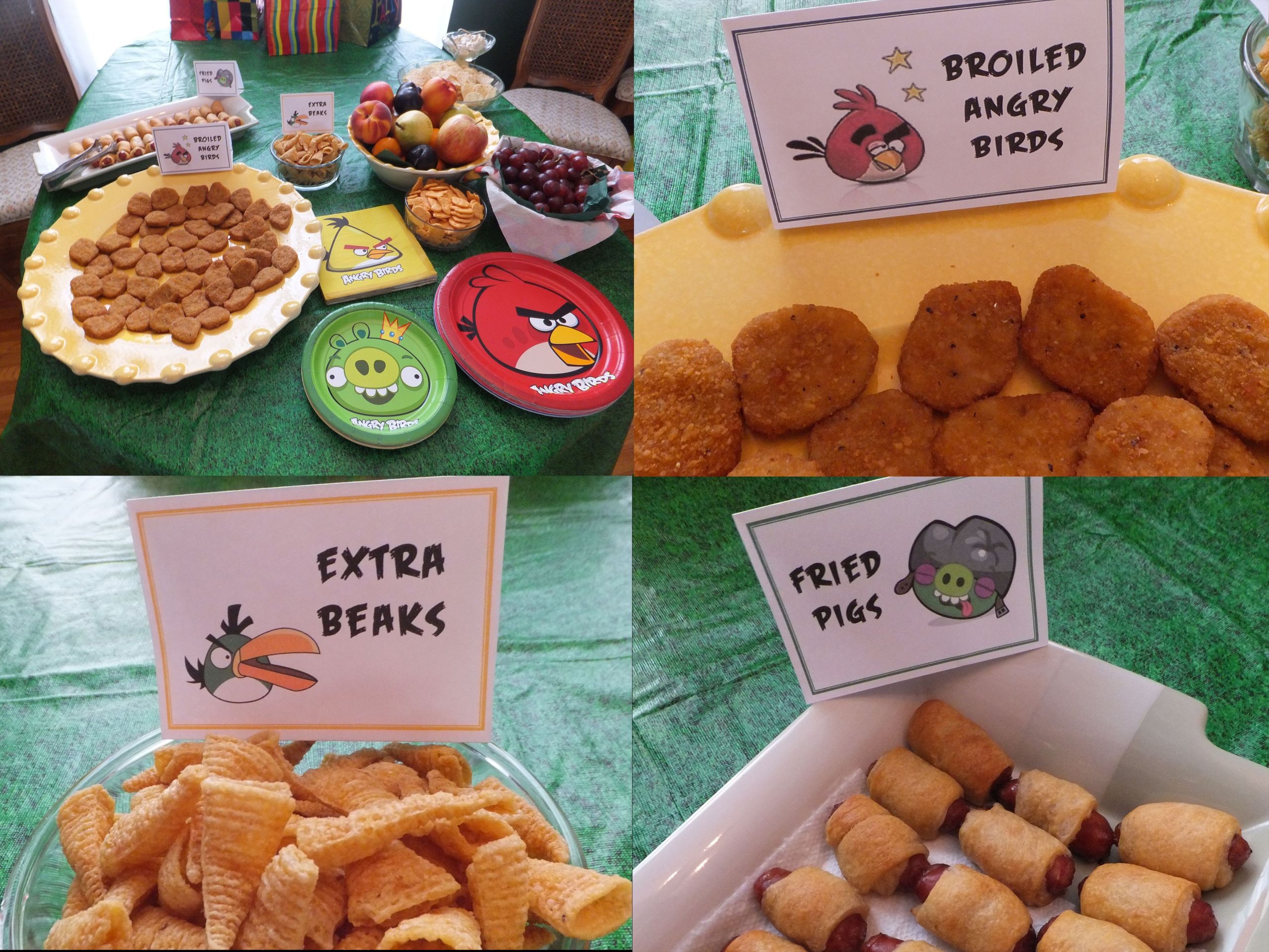 Angry Birds Party Food Ideas
 Angry Birds Birthday Party some food ideas chicken