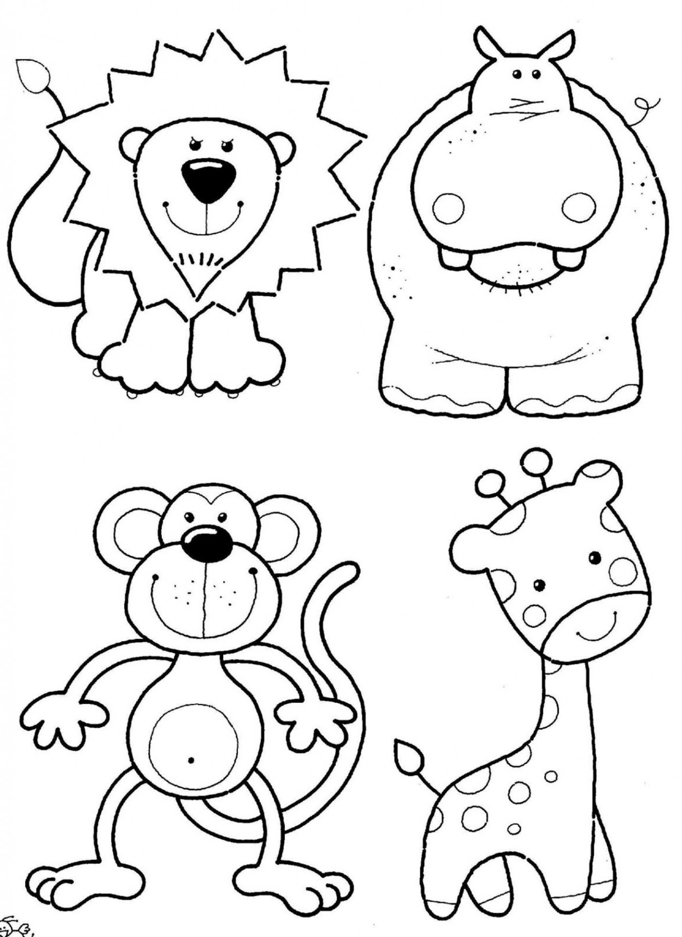 Animal Coloring Pages For Kids
 Animal Coloring Pages 14