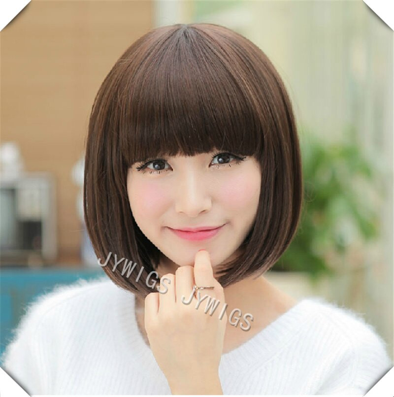 Anime Bob Hairstyle
 Short Brown Cosplay Wig Anime Womens Short Bob Lady Full Hair Cosplay Party Short Brown Cosplay