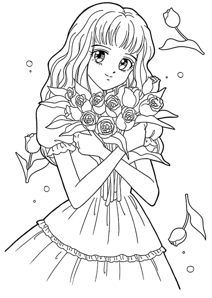 Anime Coloring Pages For Girls
 Anime Coloring Pages Best Coloring Pages For Kids