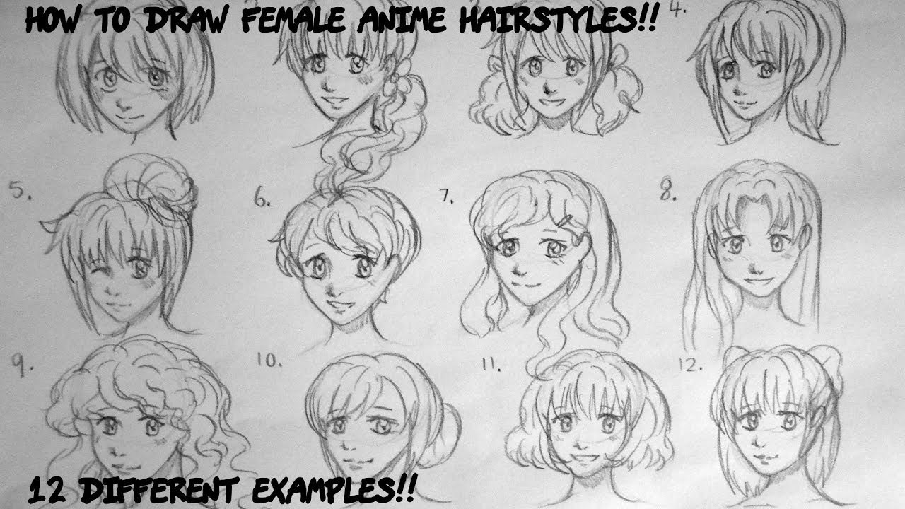 Anime Female Hairstyles
 Tutorial