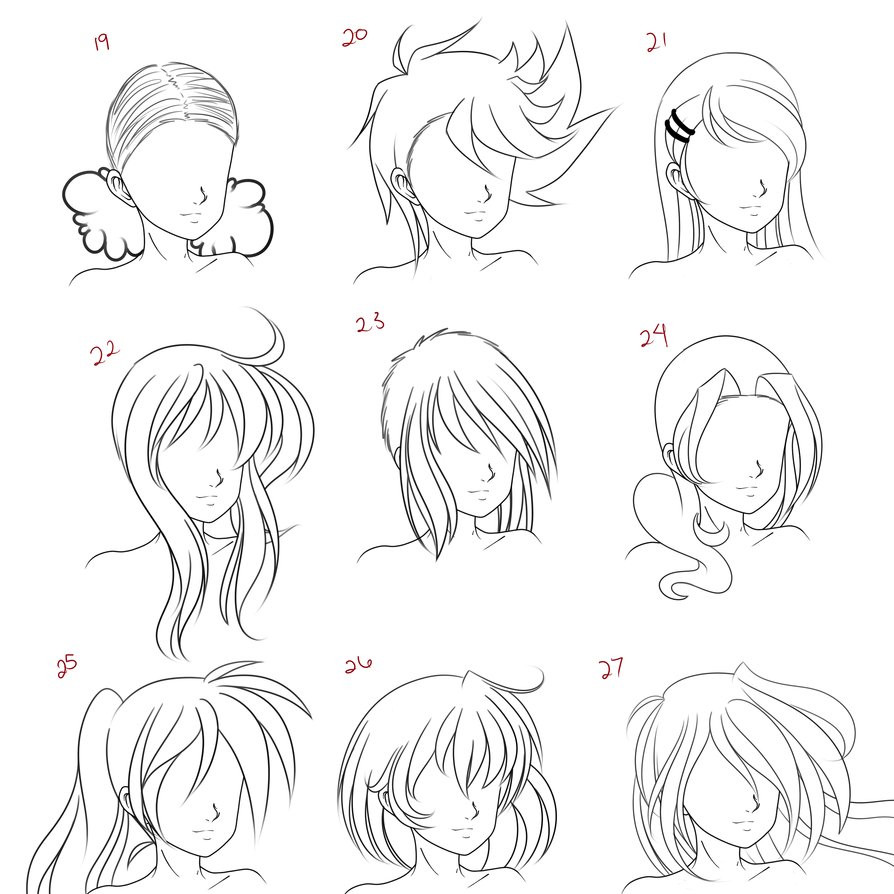 Anime Female Hairstyles
 Cute Anime Hairstyles trends hairstyle