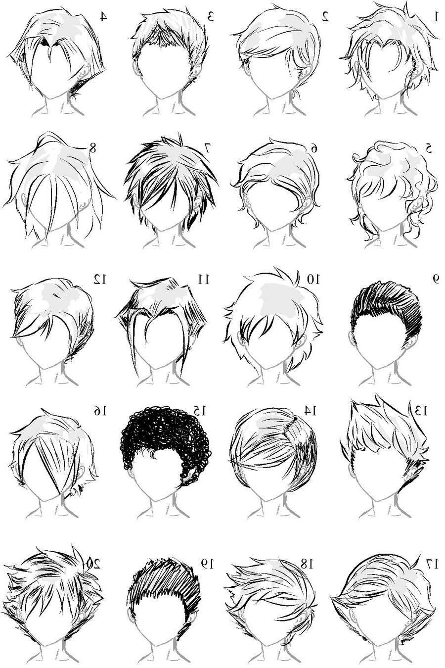Anime Guy Haircuts
 Male Anime Hairstyles Drawing at PaintingValley