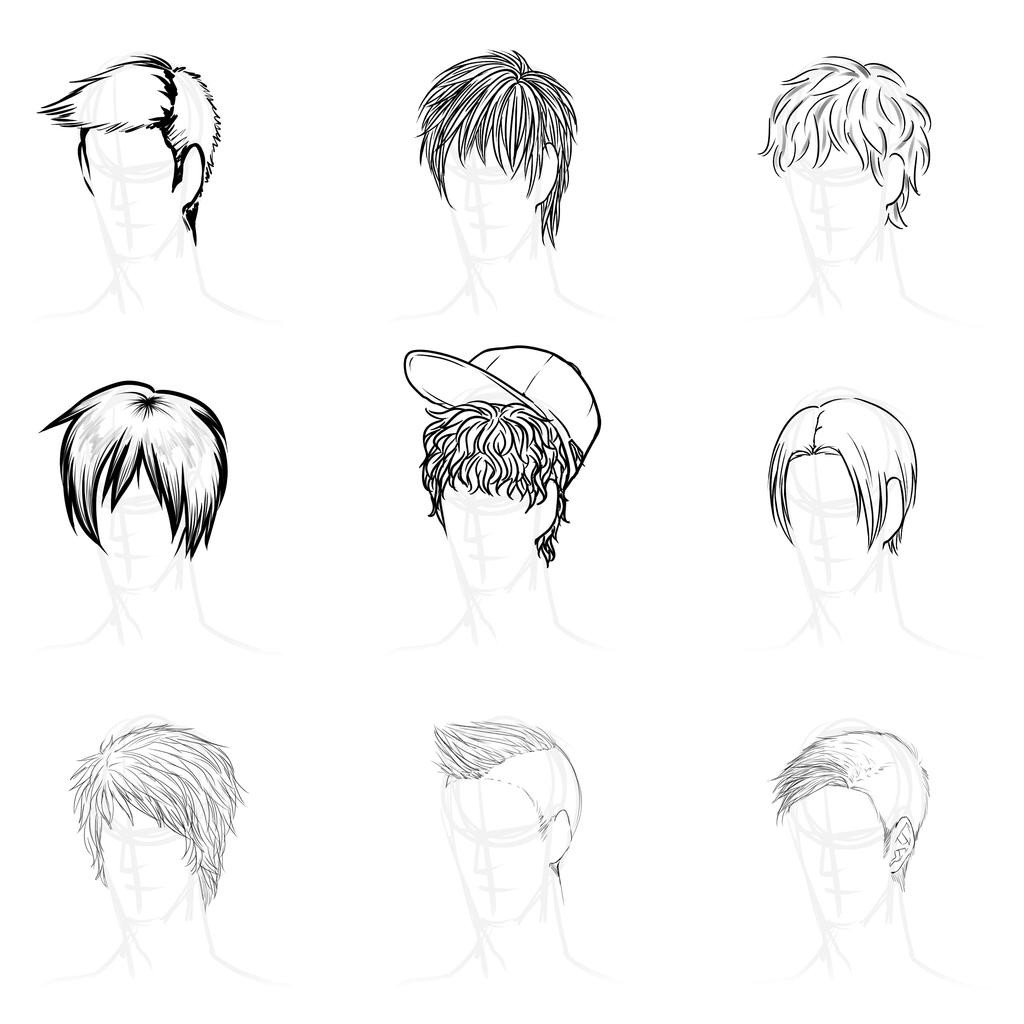 Anime Guy Hairstyles Drawing
 Best Image of Anime Boy Hairstyles