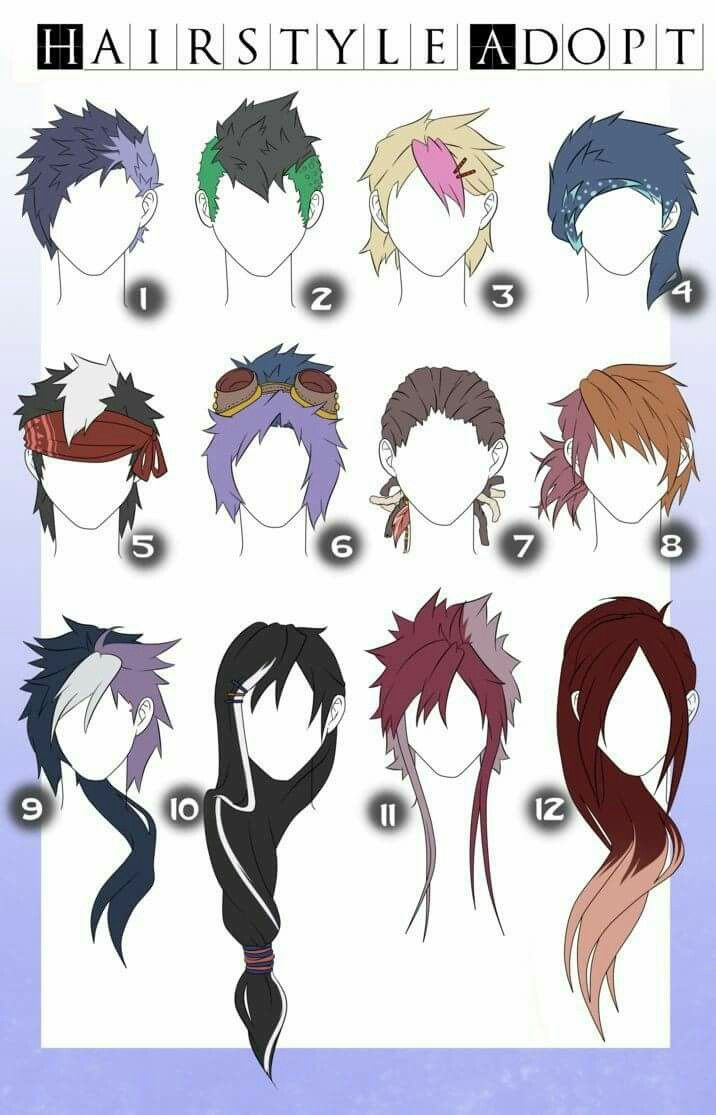 Anime Hairstyles
 Pin by Freerunner on Drawing