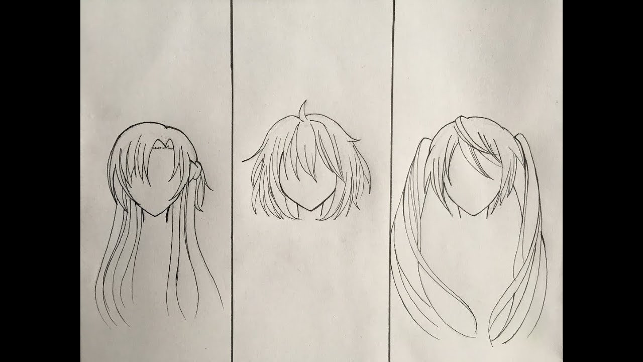 Anime Hairstyles Drawing
 How to draw anime hair
