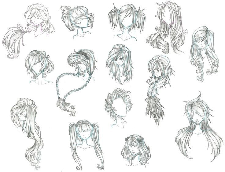 Anime Hairstyles For Girls
 Pin en Chibi