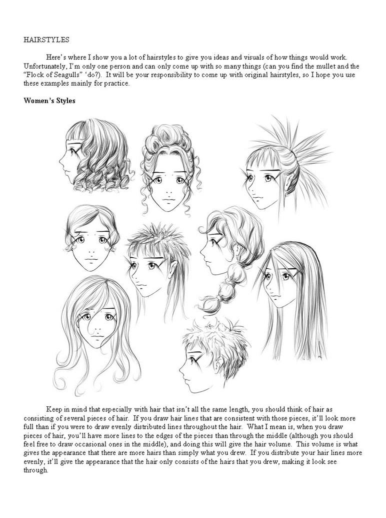 Anime Hairstyles Tutorial
 Anime Hair Tutorial Page 3 by Tentopet on DeviantArt