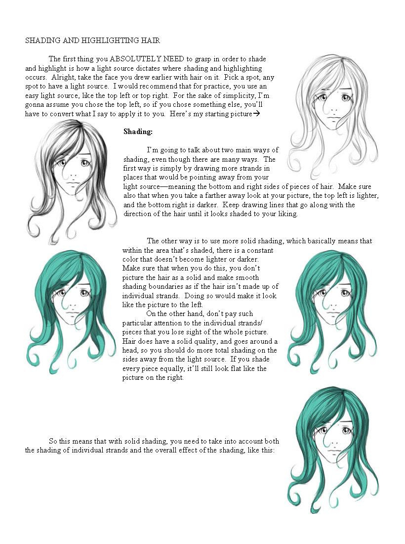 Anime Hairstyles Tutorial
 Anime Hair Tutorial Page 8 by Tentopet on DeviantArt