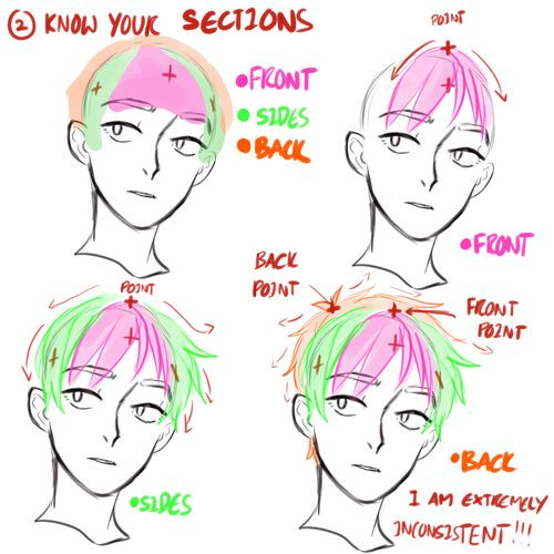 Anime Hairstyles Tutorial
 383 best Drawing Tips and References Hair images on