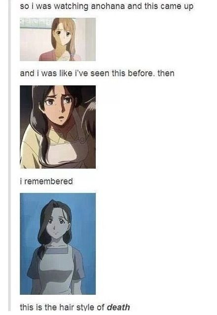Anime Mother Hairstyle Of Death
 MIND BLOWN ANIME GOES POP Pinterest