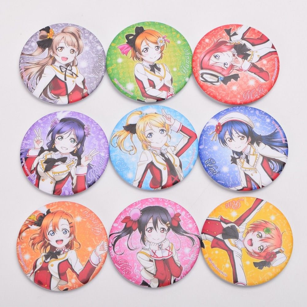 Anime Pins
 Love Live Girl Dacing Uniform Dress Badge Pins Anime
