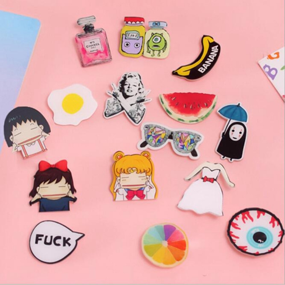 Anime Pins
 New Hot Anime Pins For Clothes Kawaii Icon Acrylic Badges