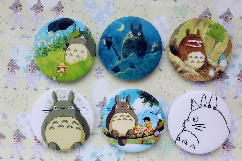 Anime Pins
 6PCS Japan Anime My Neighbor Totoro Cosplay Cute Button