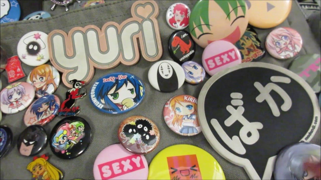 Anime Pins
 ASMR Anime Pins Otaku Bag Whispering Tapping