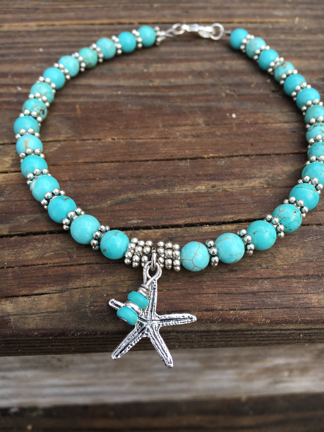 Anklet Beachy
 Ankle Bracelet Beach Anklet Starfish Anklet Ankle Jewelry