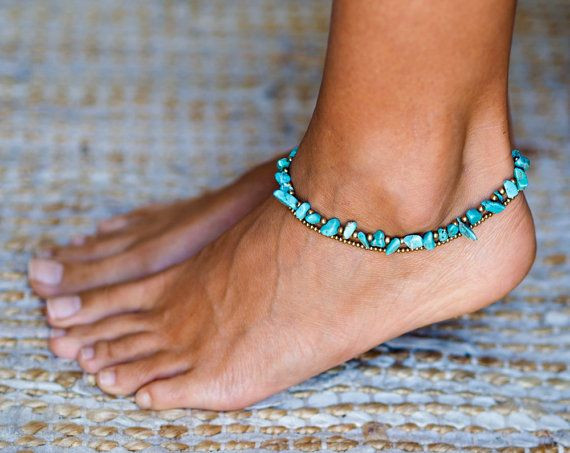 Anklet Beachy
 Turquoise Anklet Turquoise Ankle Bracelet For Women
