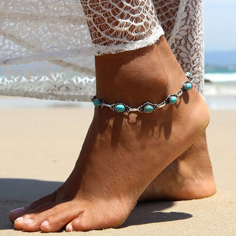 Anklet Bohemian
 bohemian anklets for women barefoot sandals foot jewelry