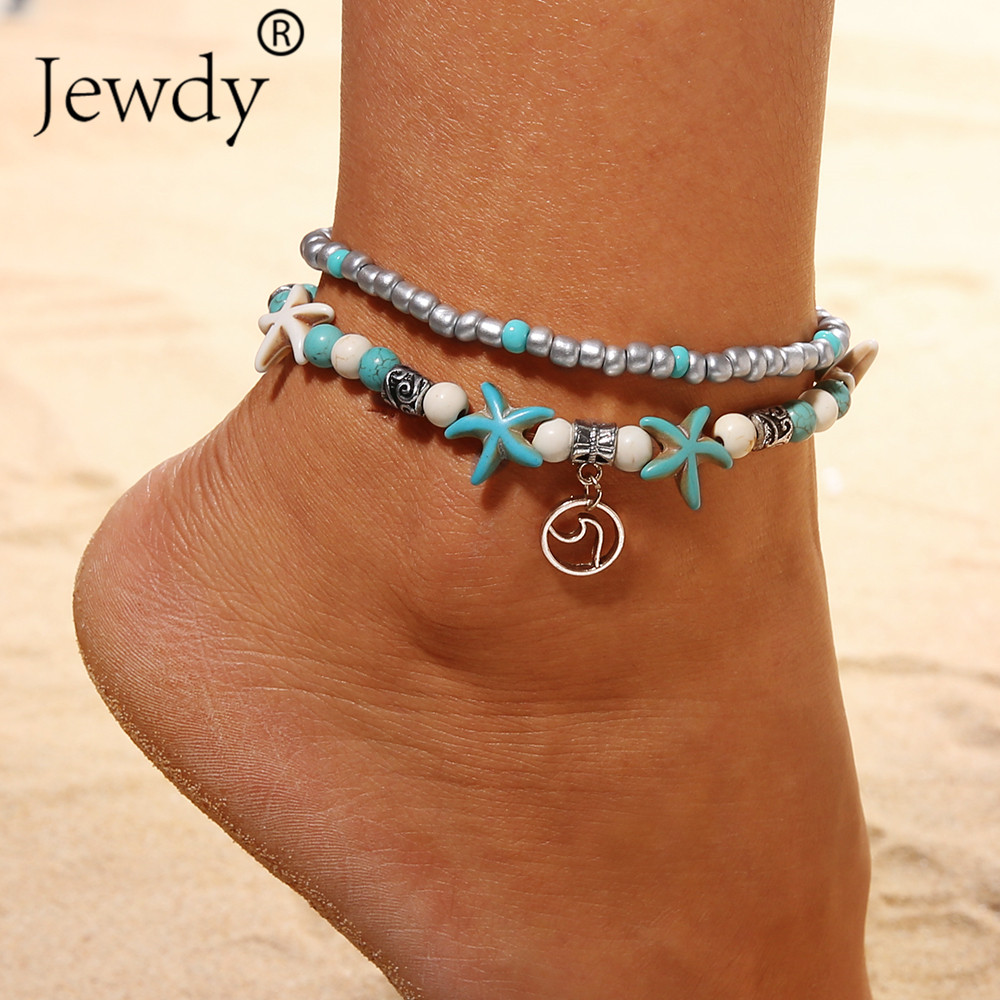 Anklet Bohemian
 Aliexpress Buy Bohemian Wave Turtle Anklets For