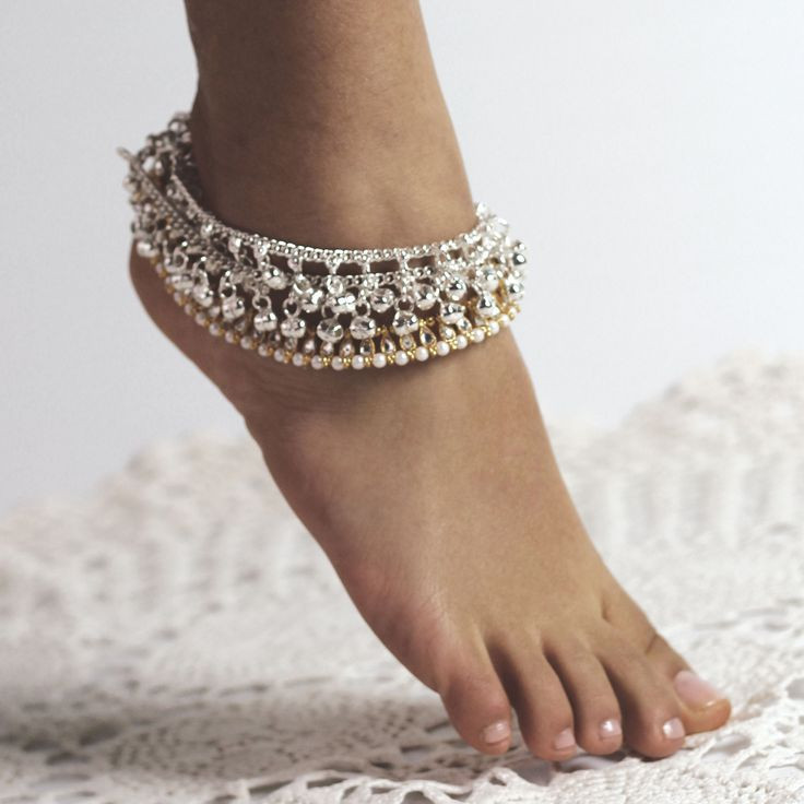 Anklet Bridal
 462 best images about Jewellery on Pinterest
