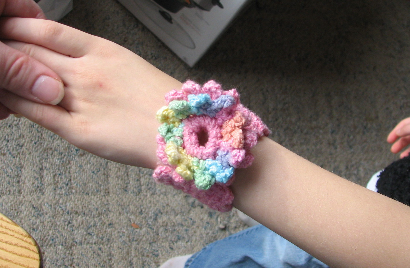 Anklet Crochet
 Flower Bracelet Free Crochet Pattern Ambassador Crochet