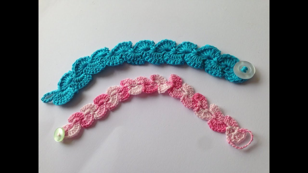 Anklet Crochet
 How to crochet easy and beautiful bracelet