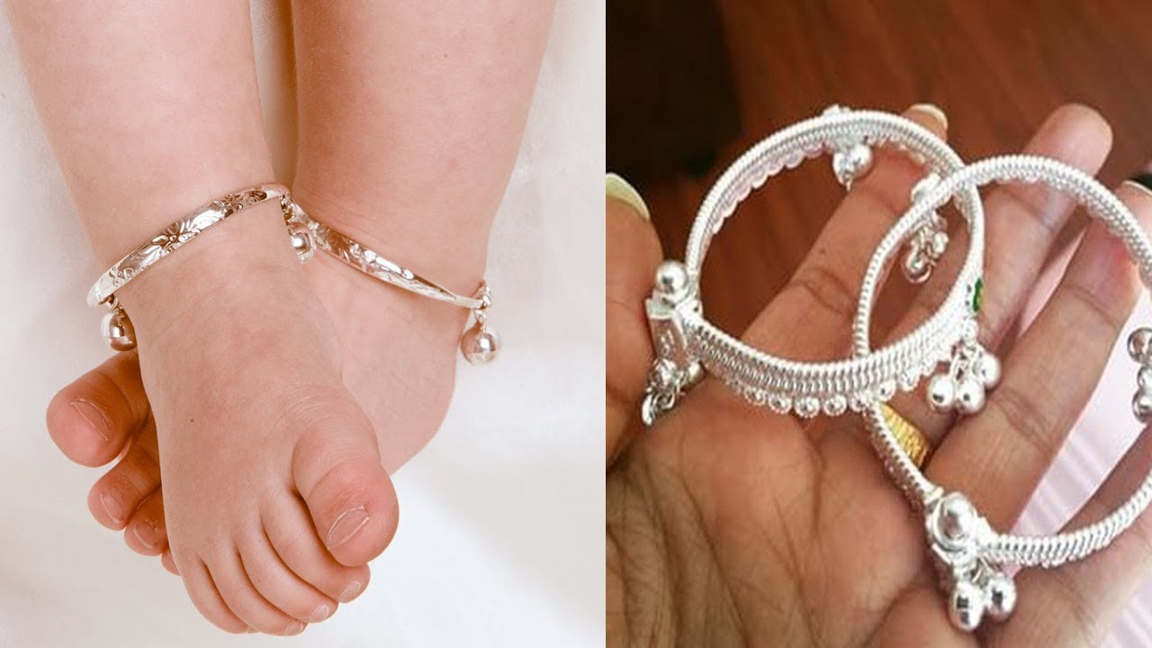 Anklet Designs
 New Silver Baby Anklet Designs Latest Baby Payal