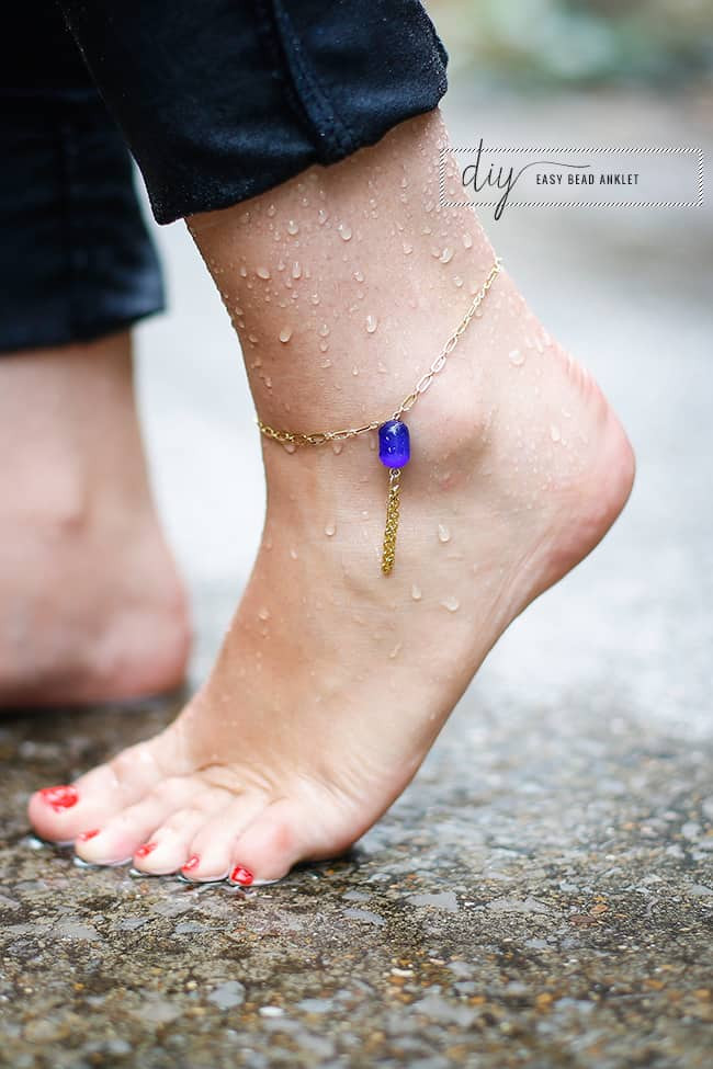 Anklet Diy
 Easy Bead DIY Anklet