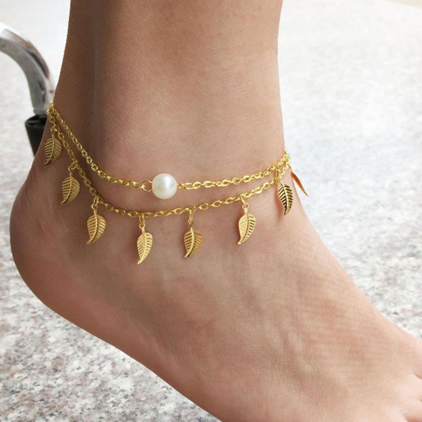 Anklet Fashion
 SUSENSTONE Vintage Anklets For Women Fashion Anklet Gold
