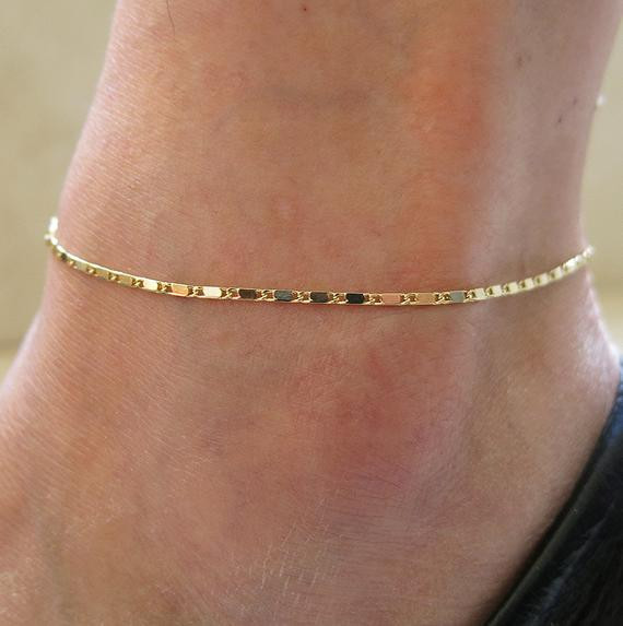 Anklet Gold
 delicate anklet gold chain anklet leg bracelet anklet by