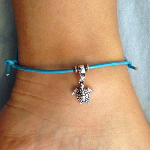 Anklet Hippie
 Turtle Anklet Boho Anklet Hippie Anklet Beach by