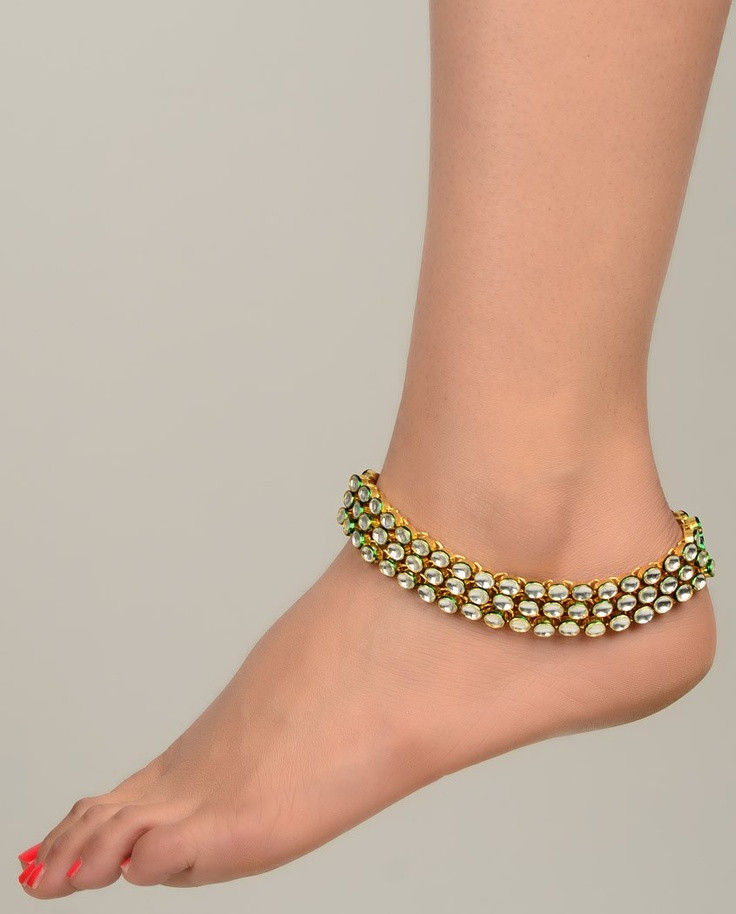 Anklet Kundan
 17 Best images about Kundan on Pinterest