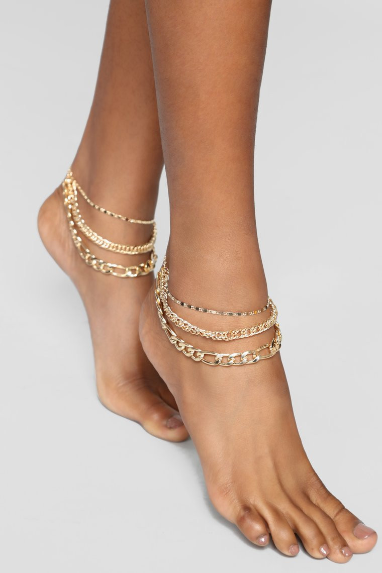 Anklet Layered
 Into The Layer Anklet Gold
