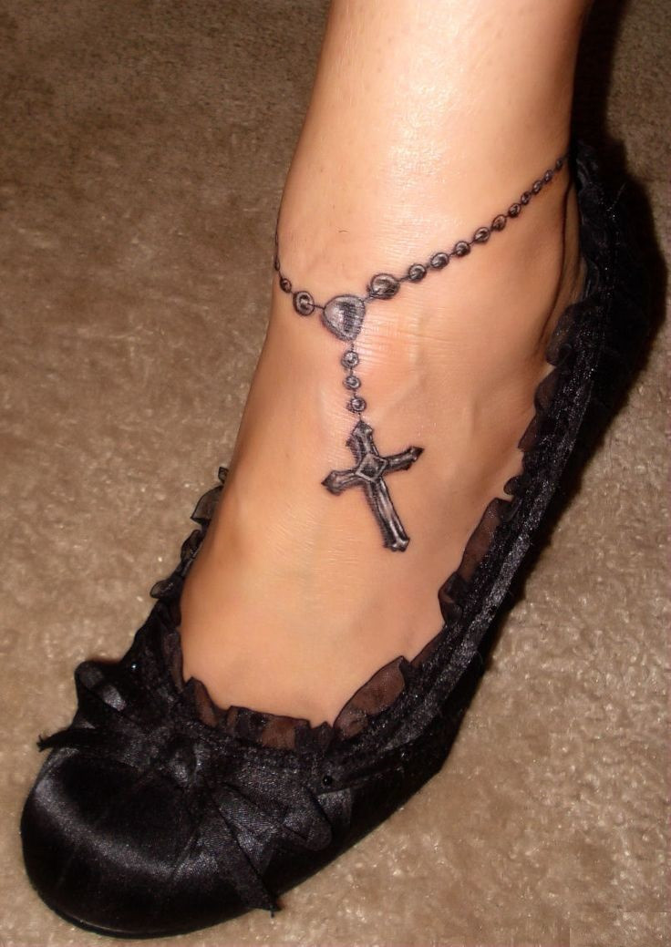 Anklet Meaning
 Rosary Tattoos